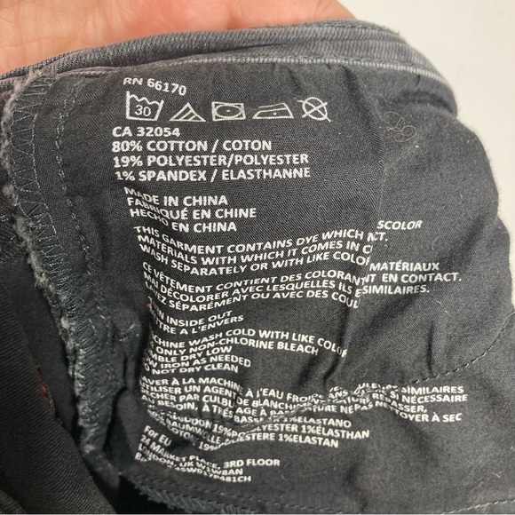 BDG super high rise twig ankle black jeans size 32 - Picture 8 of 9